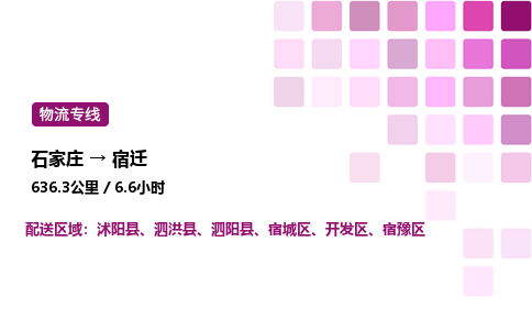 石家莊到宿遷專線直達-石家莊至宿遷貨運公司-專業(yè)物流運輸專線